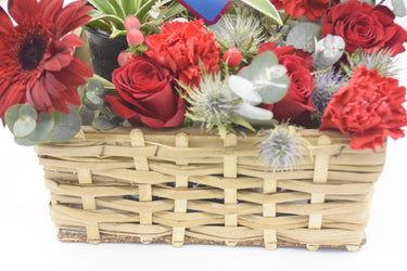 All Occasion Basket: Red Rose & Gerbera